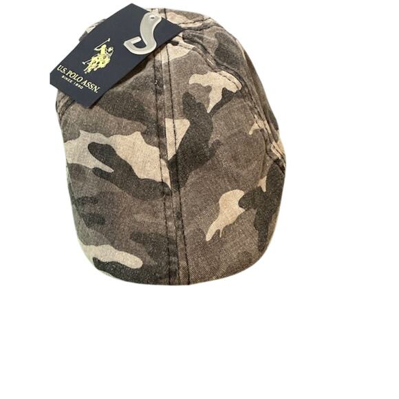 U.S. Polo Assn. Camo Olive Green Cotton Scally Cap Men Sz M/L - Picture 3 of 10